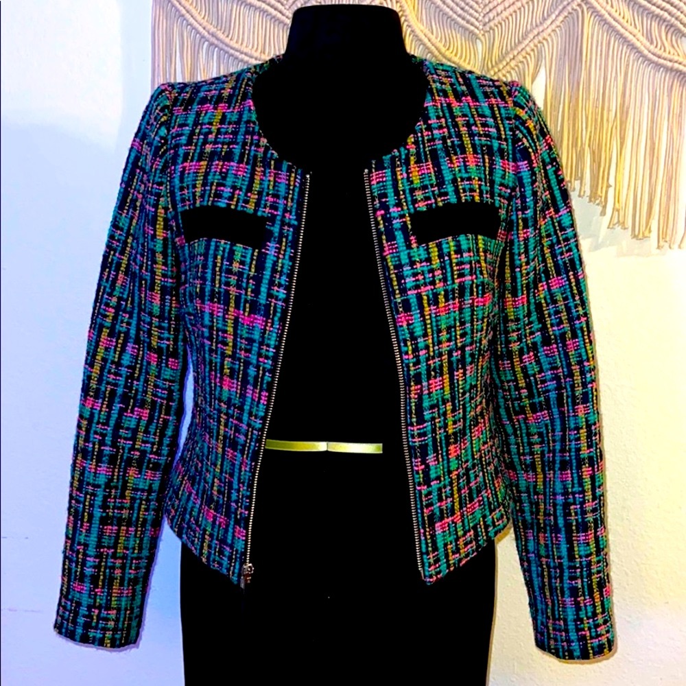Milly Tweed Blazer/Jacket Size 4